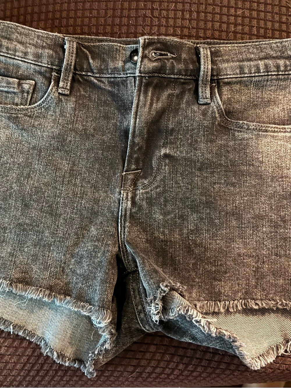 Frame Denim Light Gray Striped Jeans
